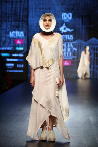 THE ALKHALLA TOP WITH LOTUS SKIRT